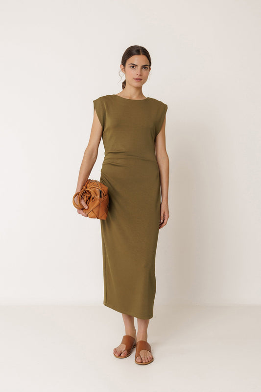 Indi&Cold Vestido ajustado pliegues - The Class Room