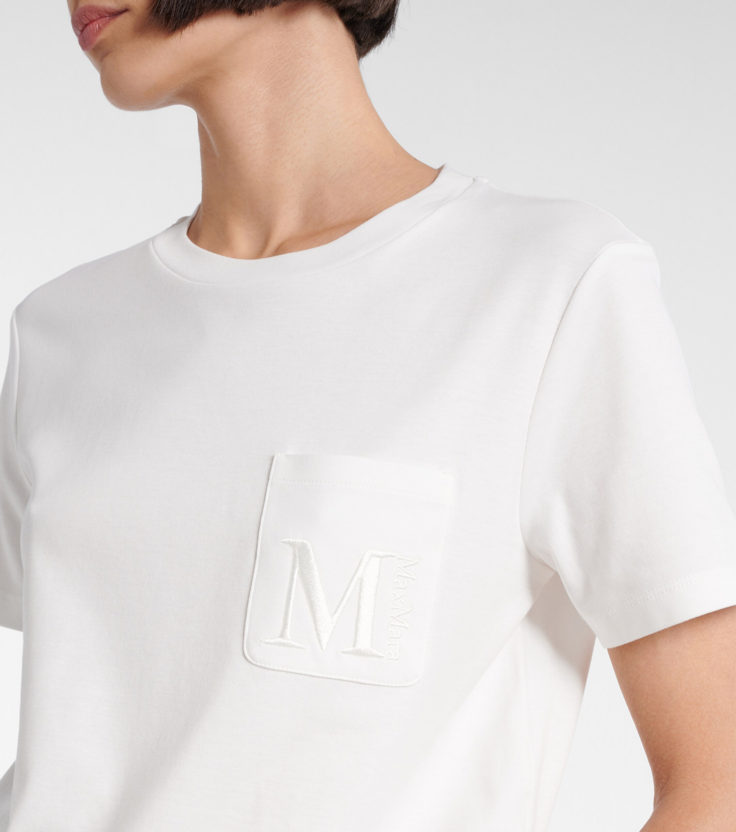 Max Mara Camiseta de punto algodón