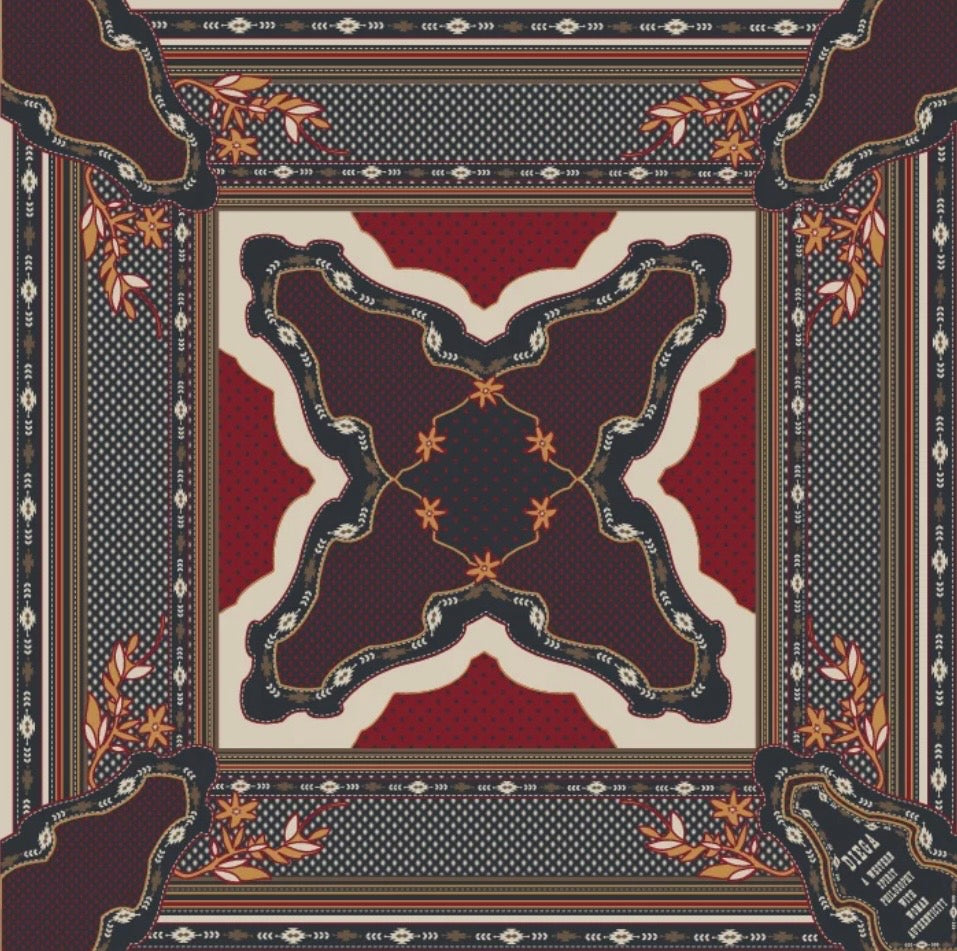 Diega Foulard Fareo Rouge