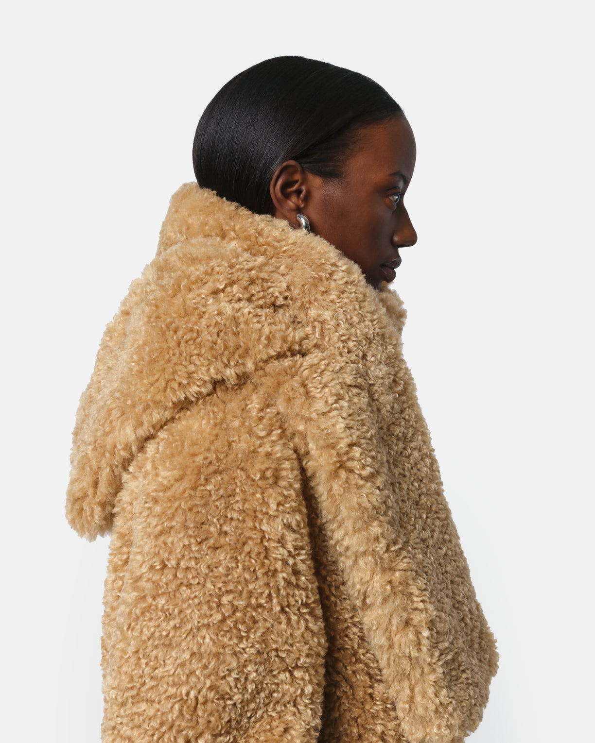 APPARIS Bufanda Kai bouclette camel