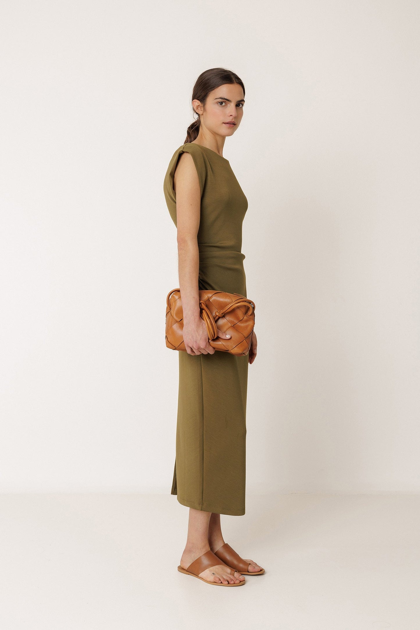 Indi&Cold Vestido ajustado pliegues - The Class Room