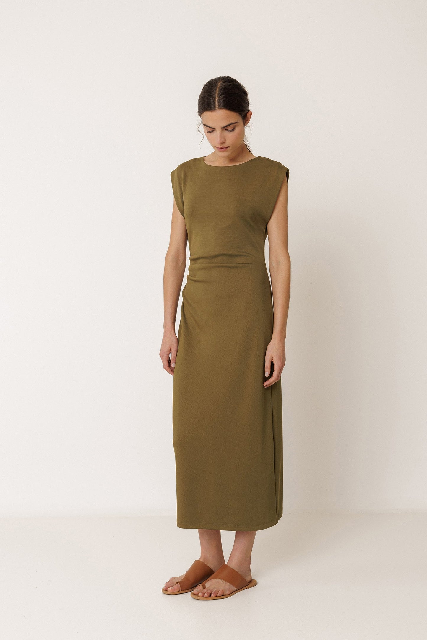 Indi&Cold Vestido ajustado pliegues - The Class Room