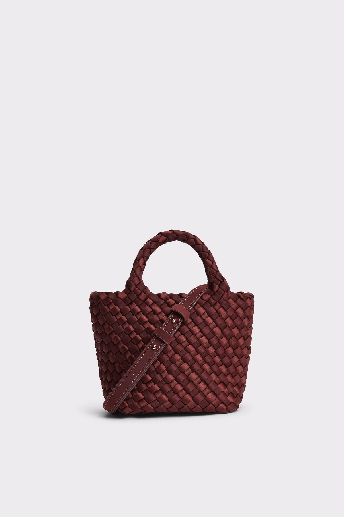 Marrea Bolso Mini inkberry satin stripe