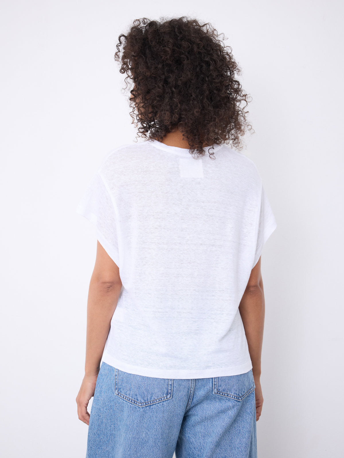 Not Shy Camiseta Teila blanc