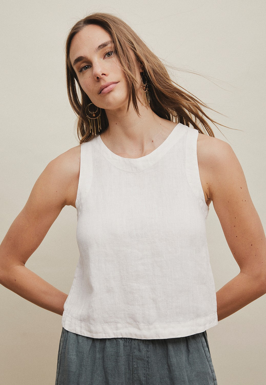 Mi&Co Top Lino Galda