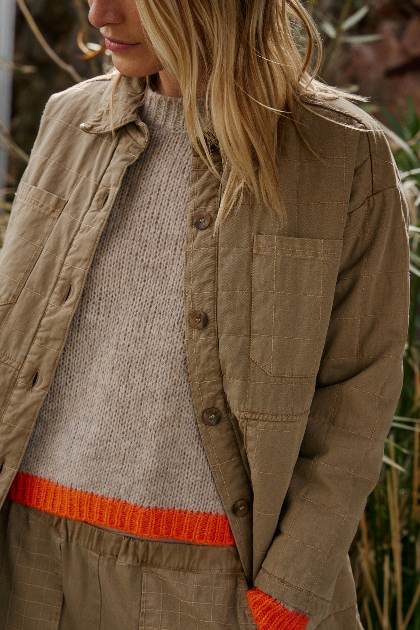 Indi&Cold Jersey punto bicolor