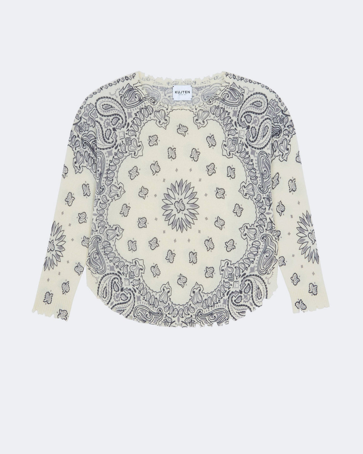 Kujten Jersey Mela Bandana bico gray/white