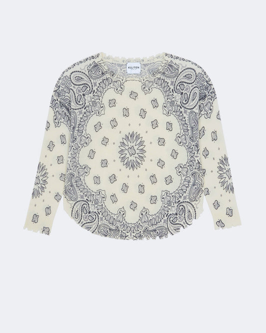 Kujten Jersey Mela Bandana bico gray/white
