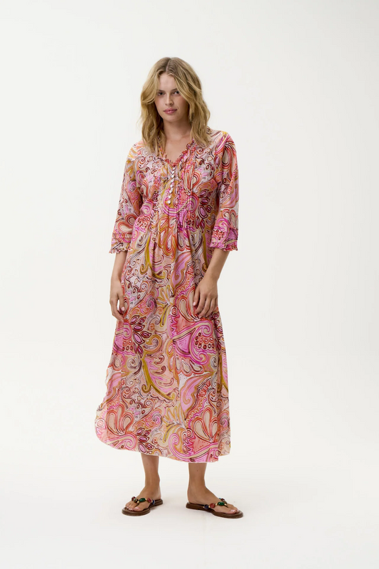 One Season Vestido Long poppy muscat