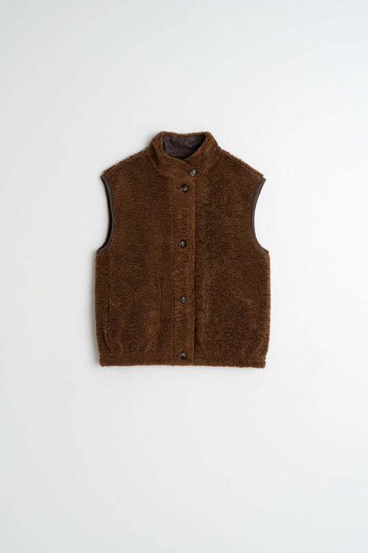 Indi&Cold Chaleco Teddy Reversible