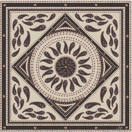 Diega Foulard Fareo hojas