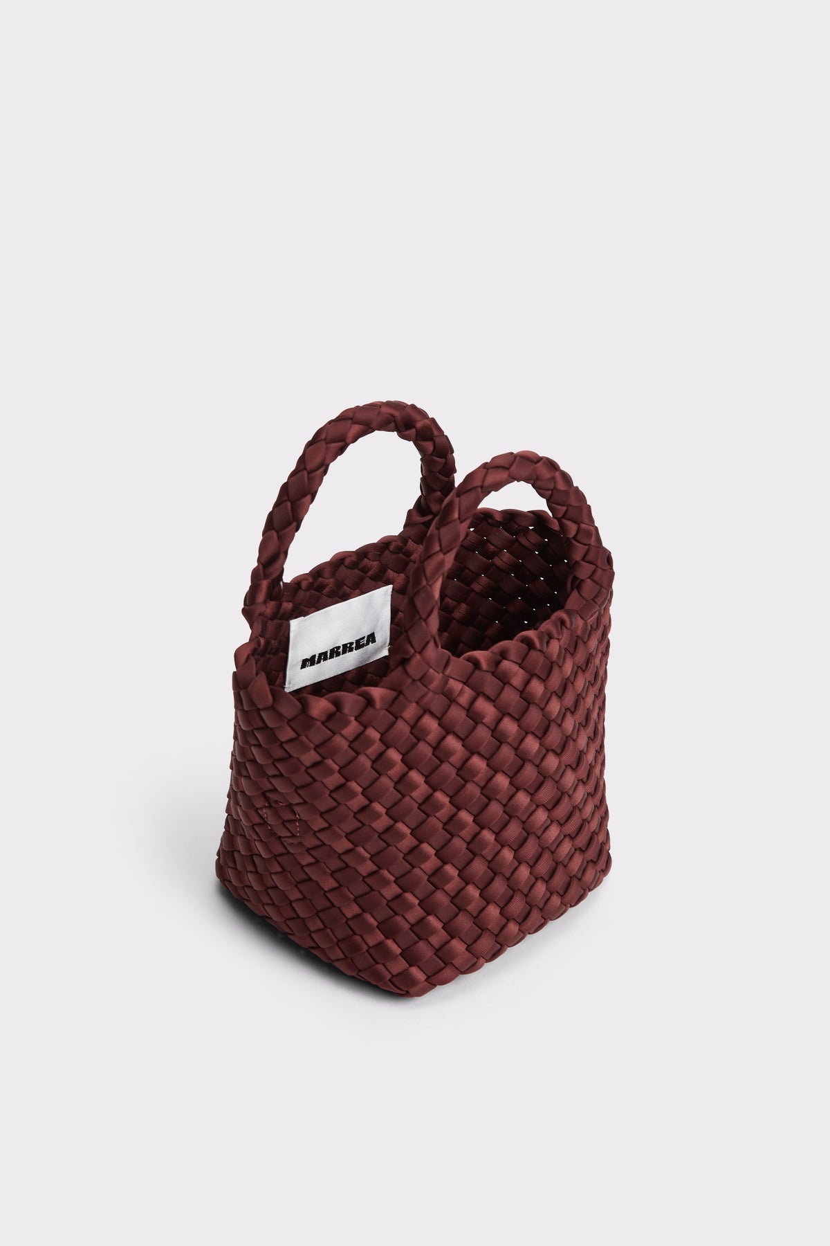 Marrea Bolso Mini inkberry satin stripe