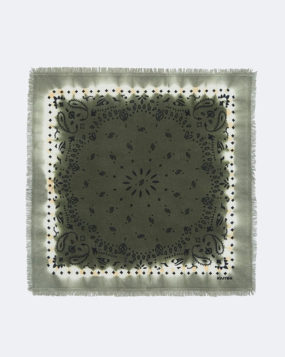 Kujten Foulard Abba Bandana kaki fonce