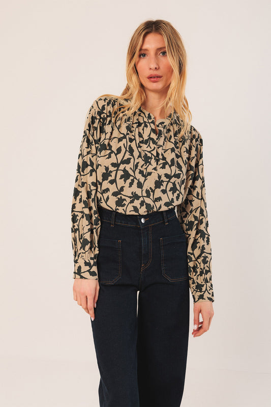 Indi&Cold Camisa cuello mao