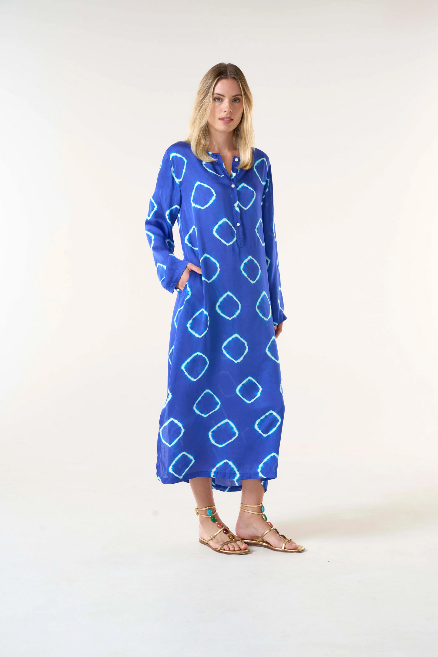 One Season Vestido Llew Maxi Atlas royal