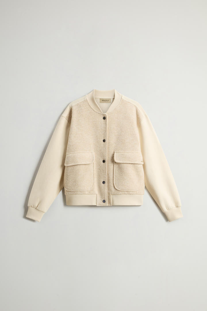 Woolrich Chaqueta Mixed fleece bomber