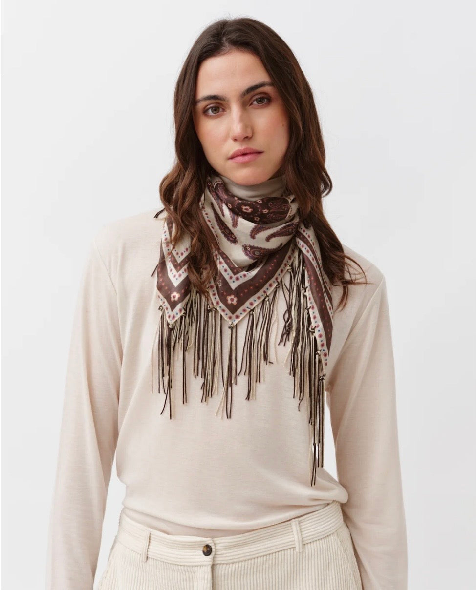 Diega Foulard Fareo ecru/choco
