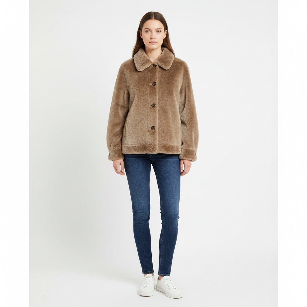 Manzoni Chaqueta pelo reversible