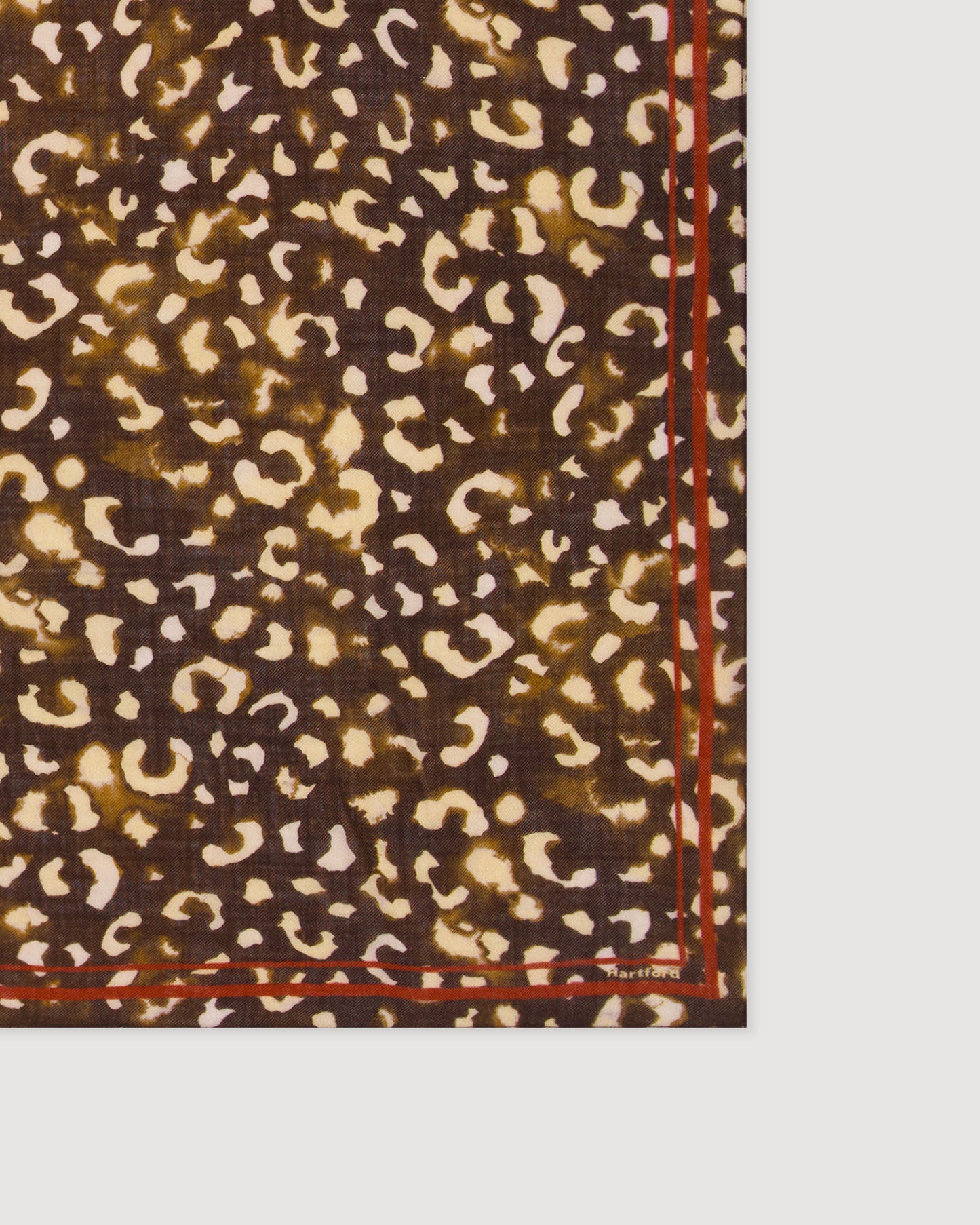 Hartford Foulard Leopardo square
