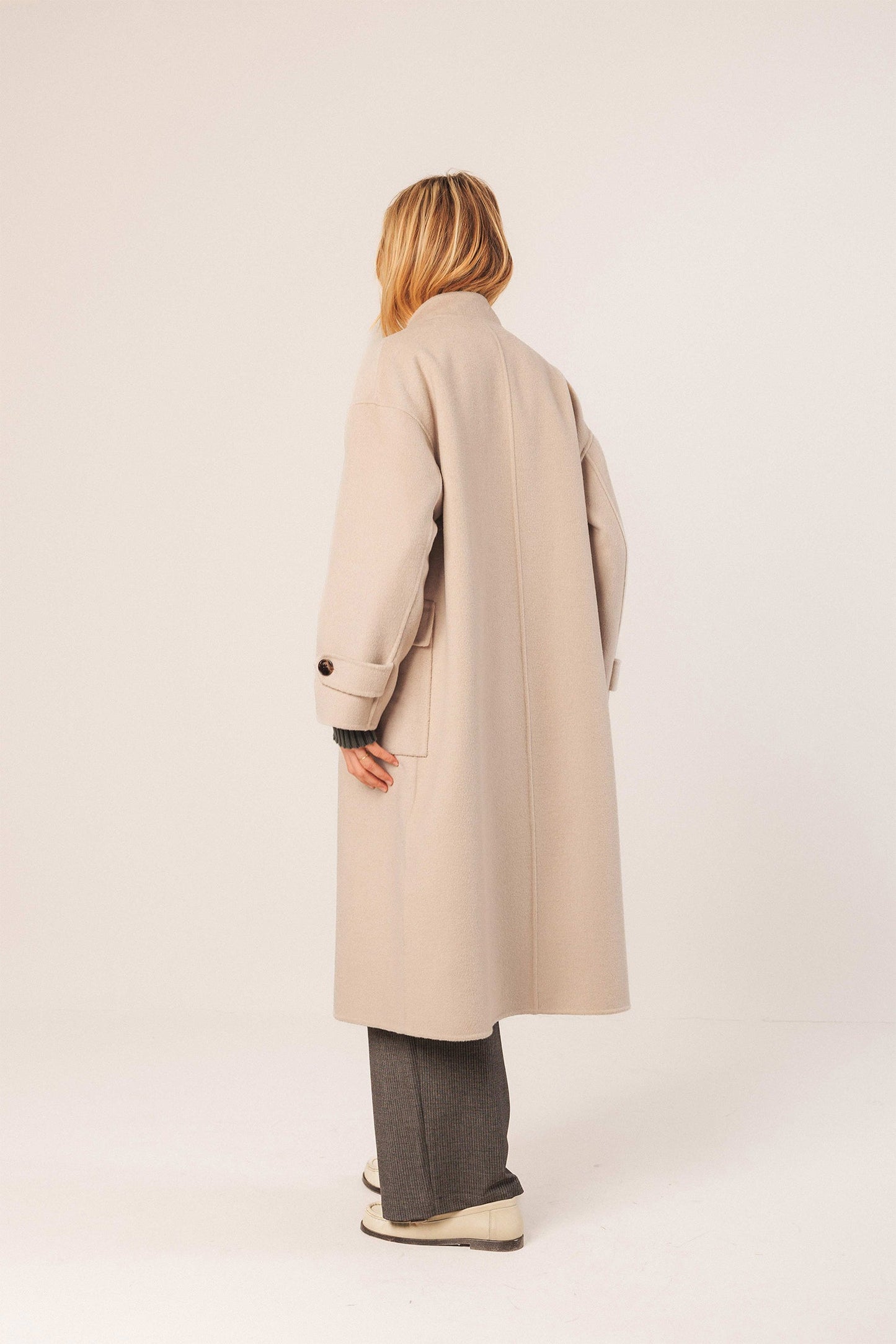 Indi&Cold Abrigo maxi lana