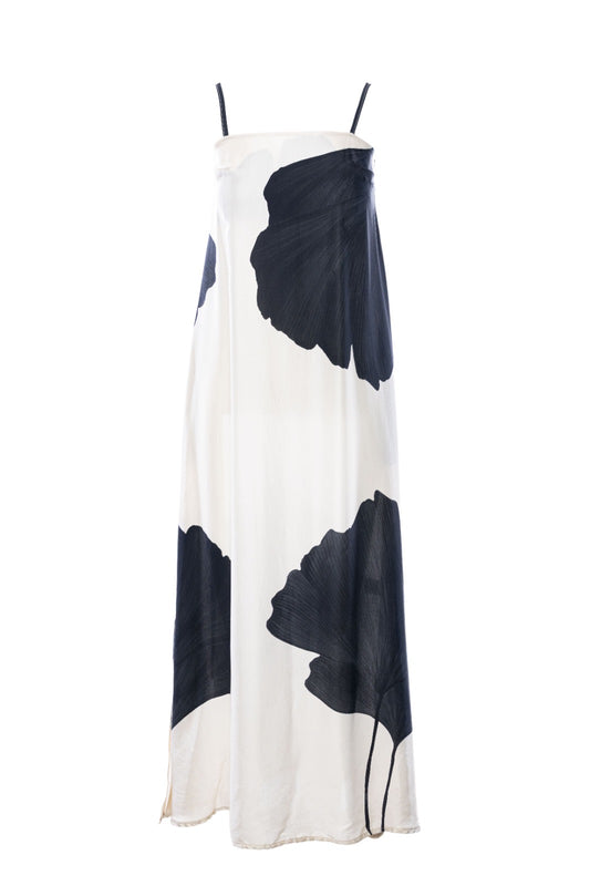 Anonyme Vestido Leaf black