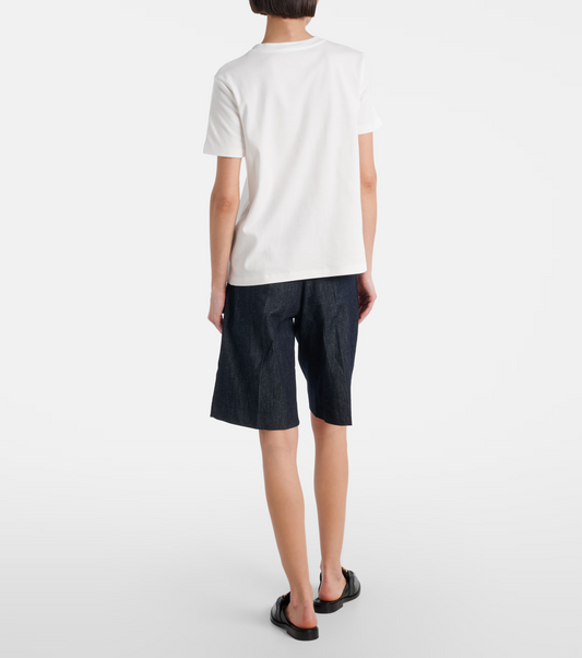 Max Mara Camiseta de punto algodón