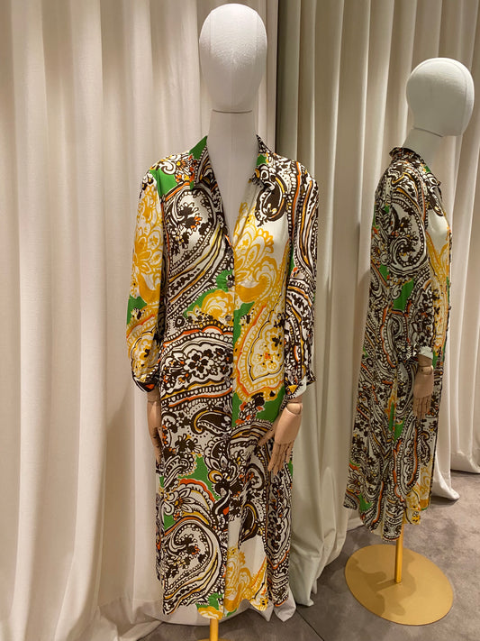 Maliparmi Vestido Arabesque print