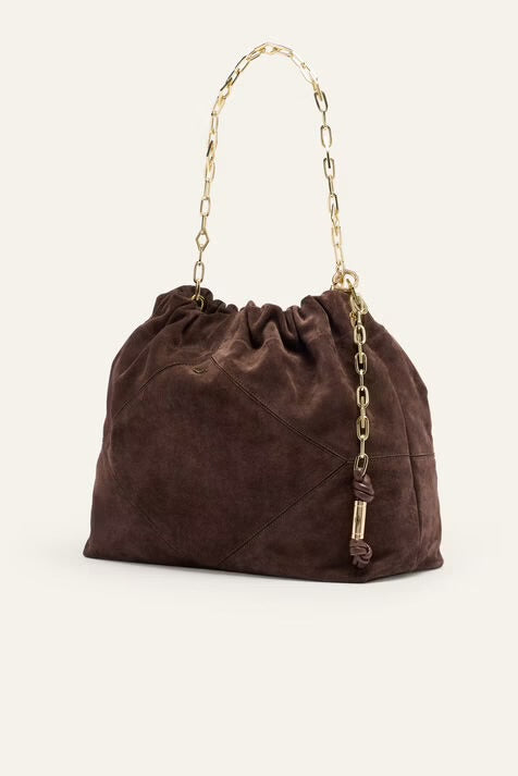 Ba&sh Bolso june tote choco