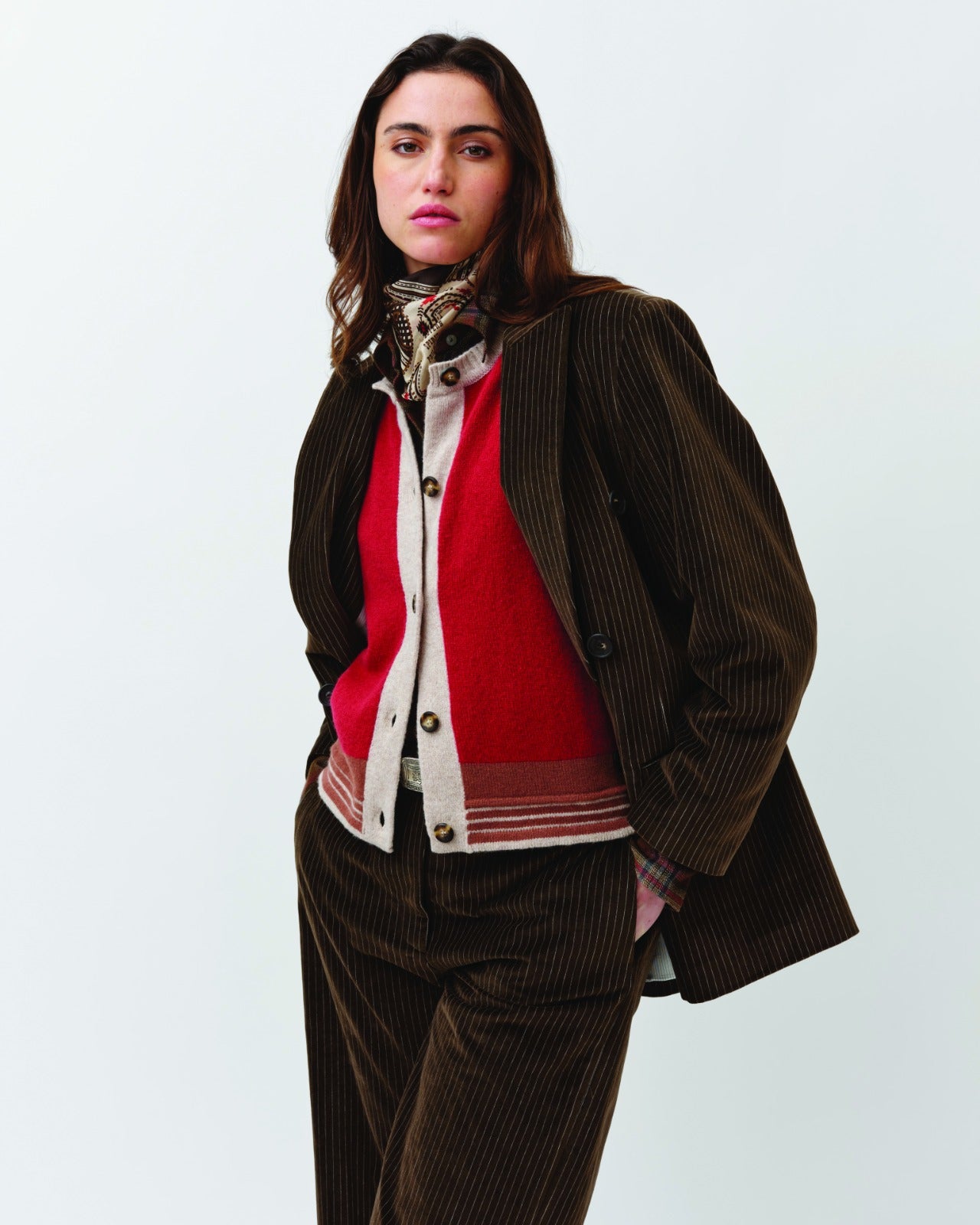 Diega Chaleco Giamo rouge