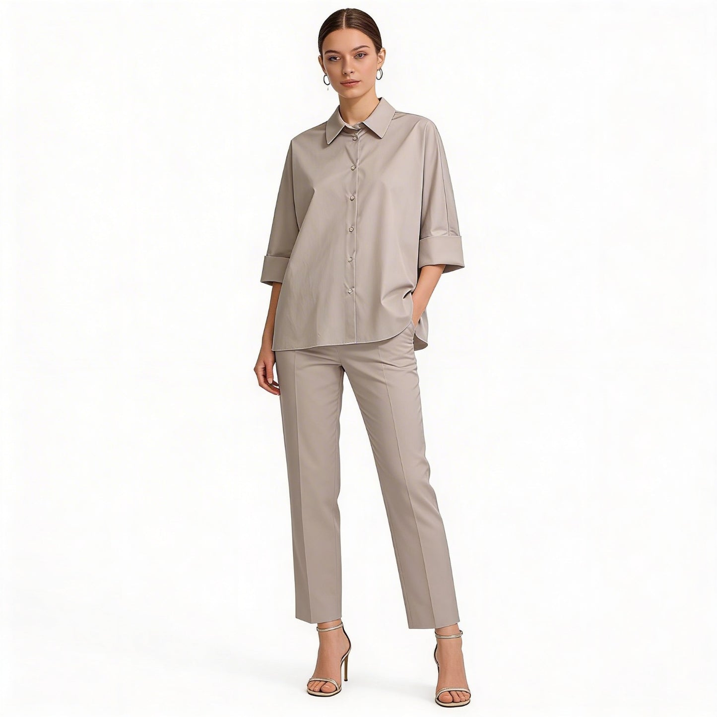 A.D.E.L.E. 1961 Camisa Orchidea beige - The Class Room