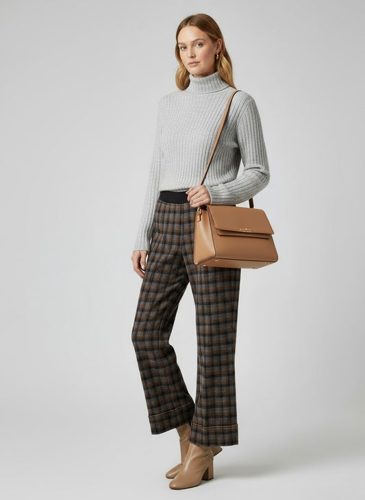 Siyu Pantalón cuadros