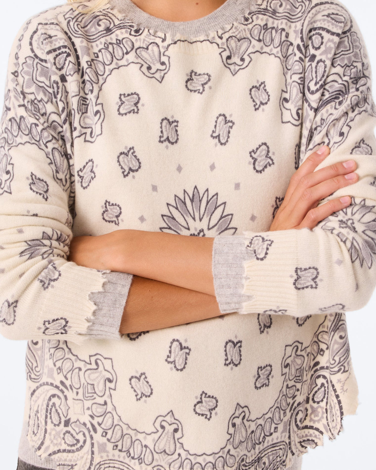 Kujten Jersey Mela Bandana bico gray/white