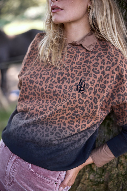 Five Sudadera leopardo