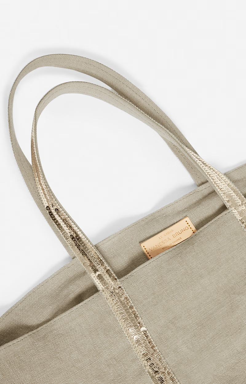 Vanessa Bruno Bolso Linen L zipped