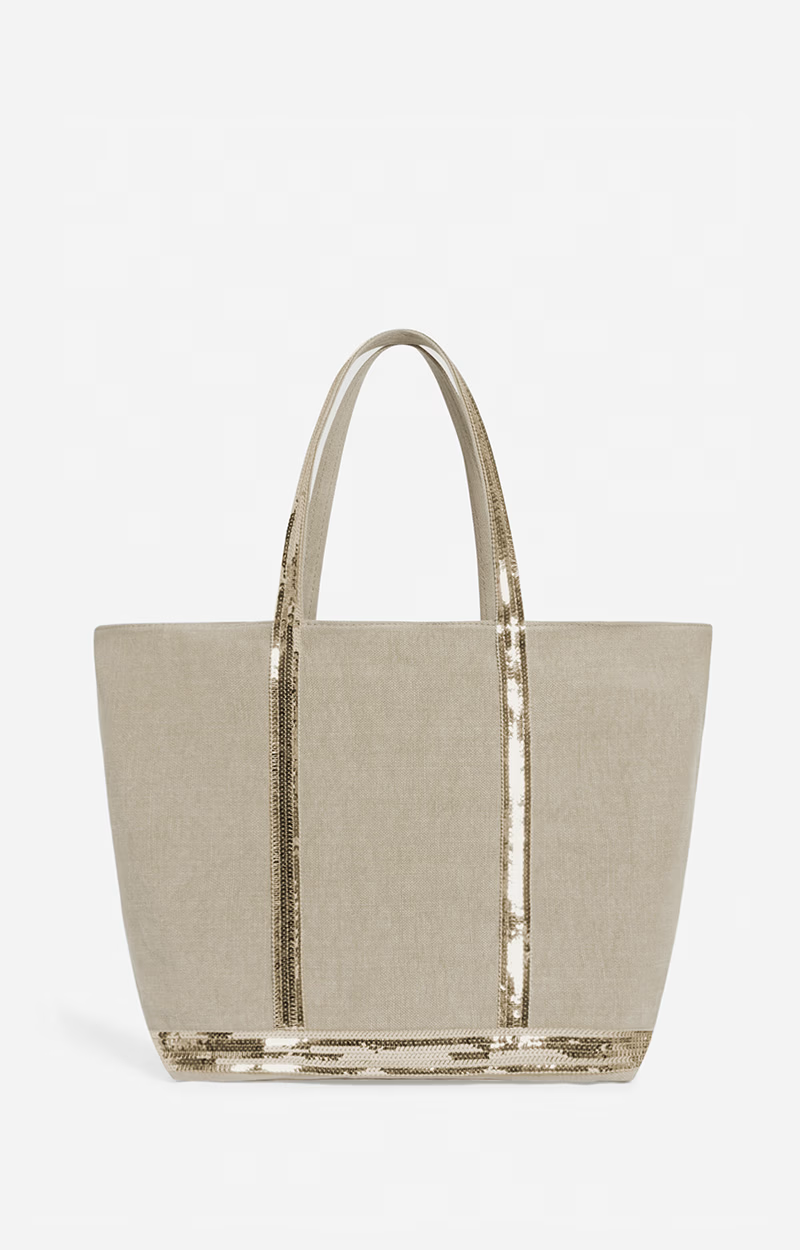 Vanessa Bruno Bolso Linen L zipped