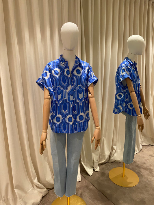 0039 Italy Camisa Derry Ka azules