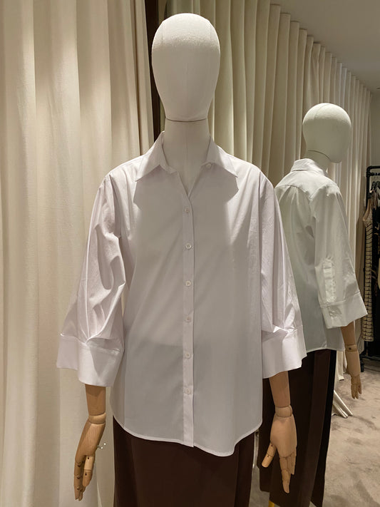 J’M Design Camisa Polso alto bianca