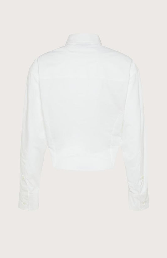 Seventy Camisa nudo blanca