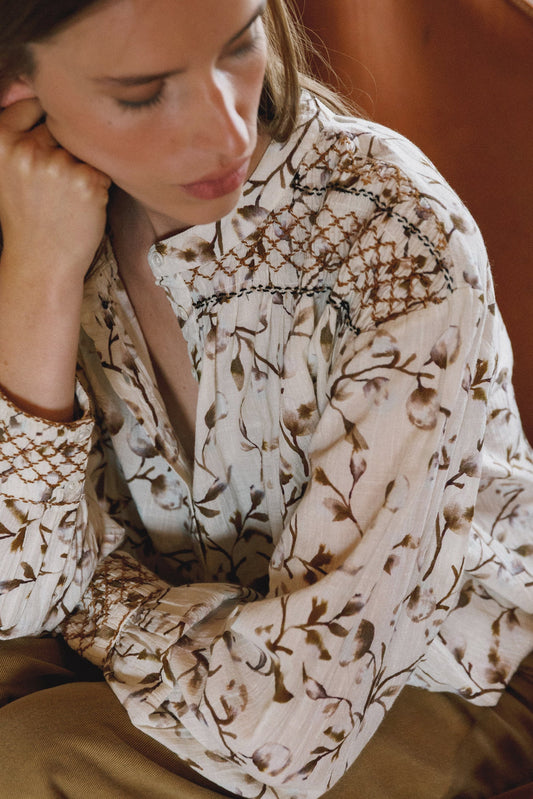 Indi&Cold Camisa detalles smock