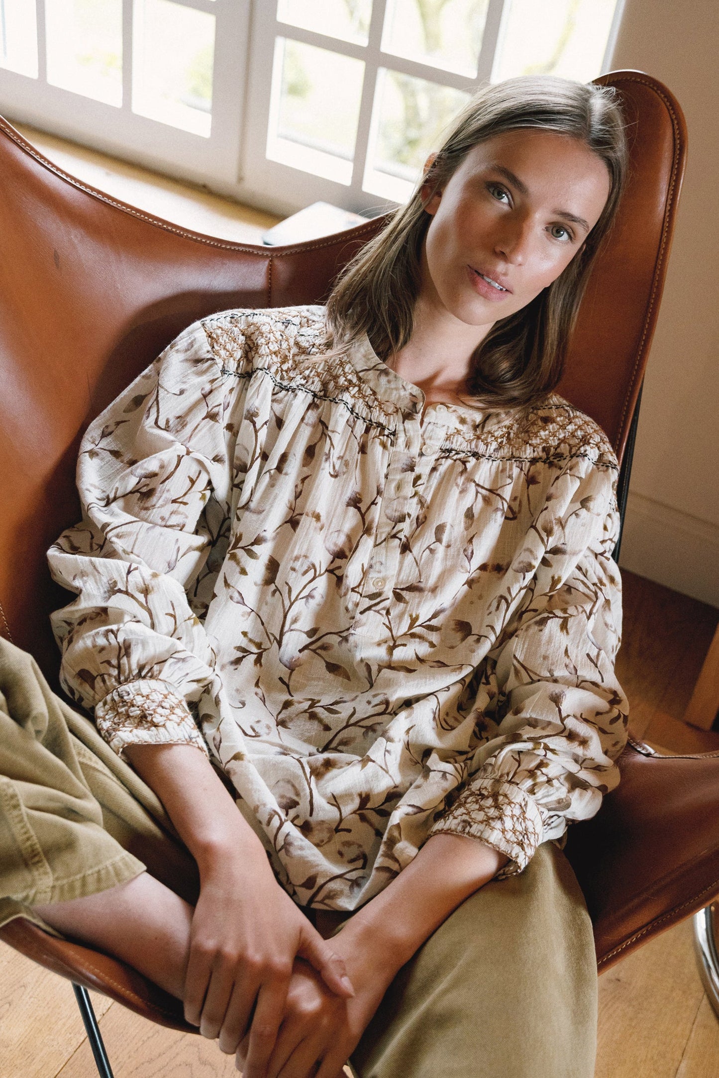 Indi&Cold Camisa detalles smock