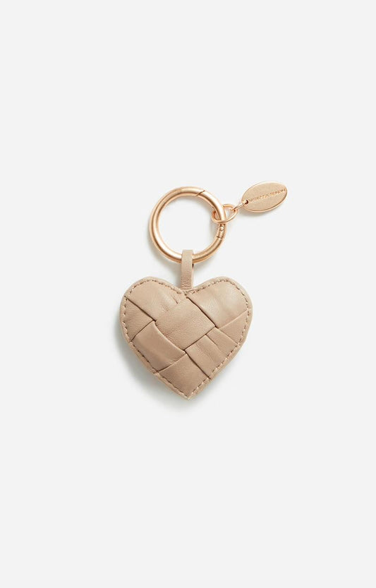 Vanessa Bruno Charm coeur beige