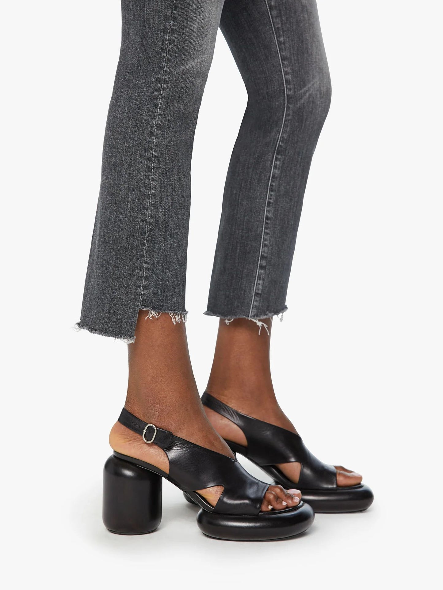 Mother Jeans The Insider crop step fray