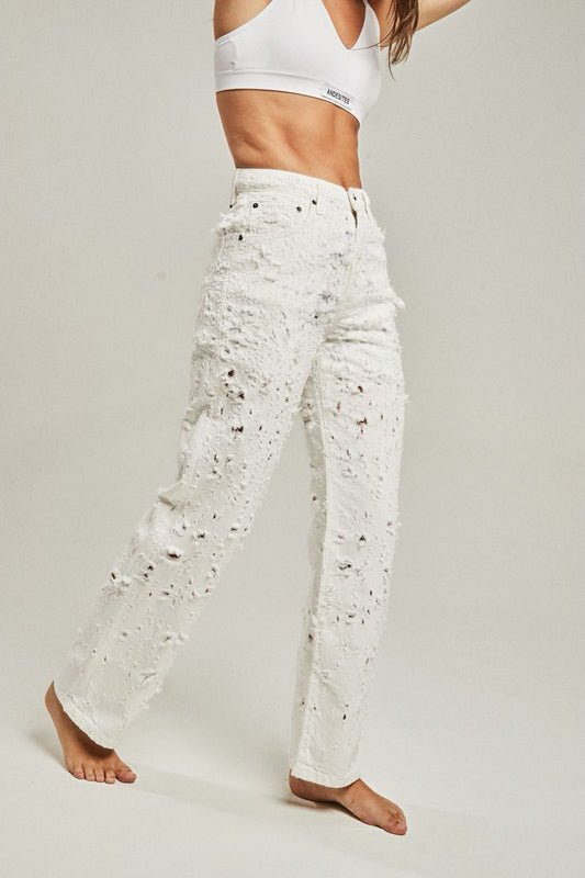 Andesites Jeans Le marais off white - The Class Room