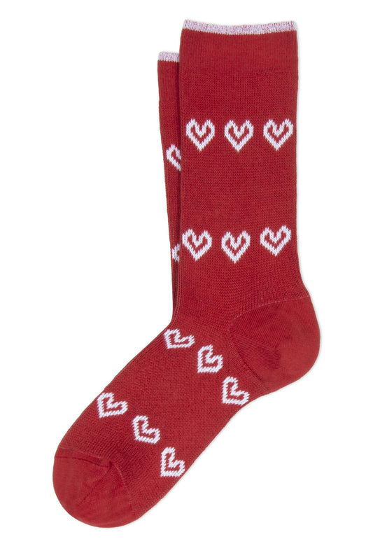 Ant45 Calcetines Love red