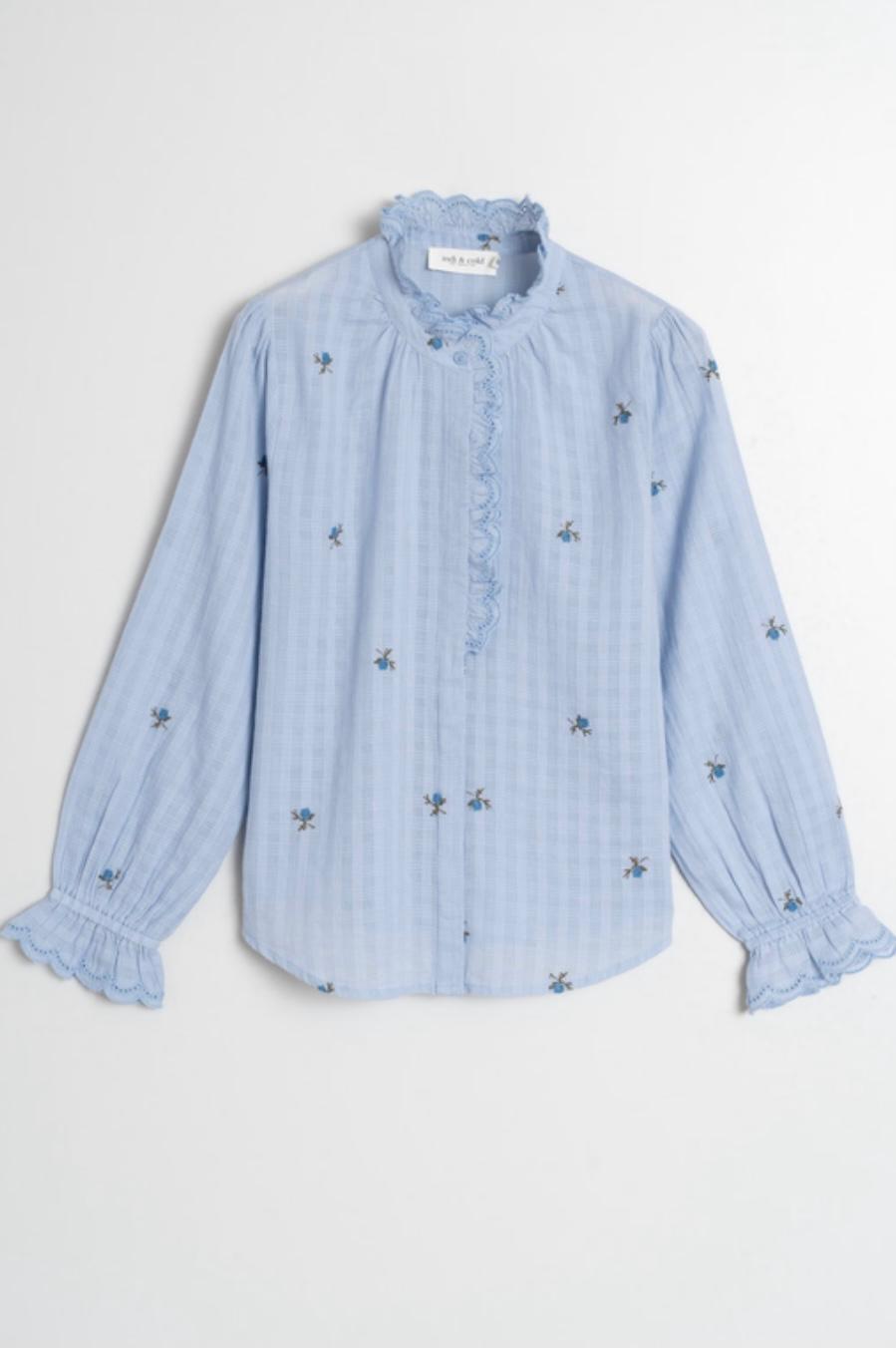 Indi&Cold Camisa gasa detalles