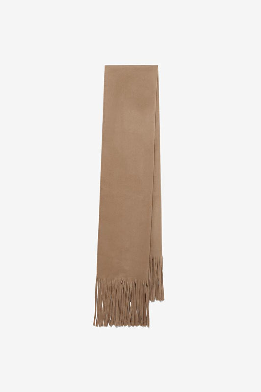 Maliparmi Bufanda embroided wool camel