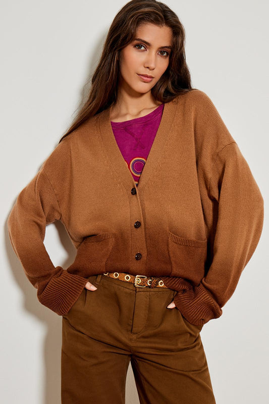 Five Cardigan brown