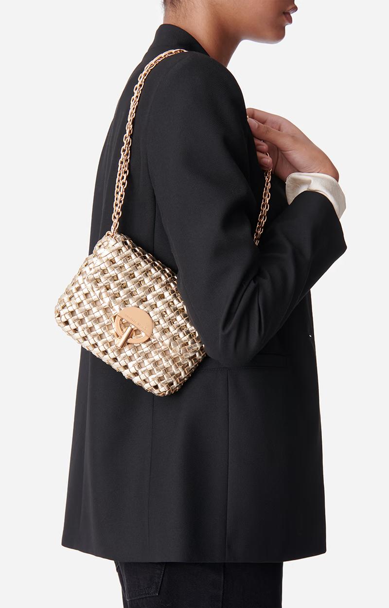 Vanessa Bruno Bolso Woven dore