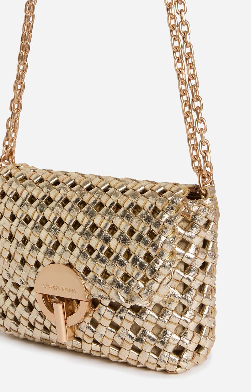 Vanessa Bruno Bolso Woven dore