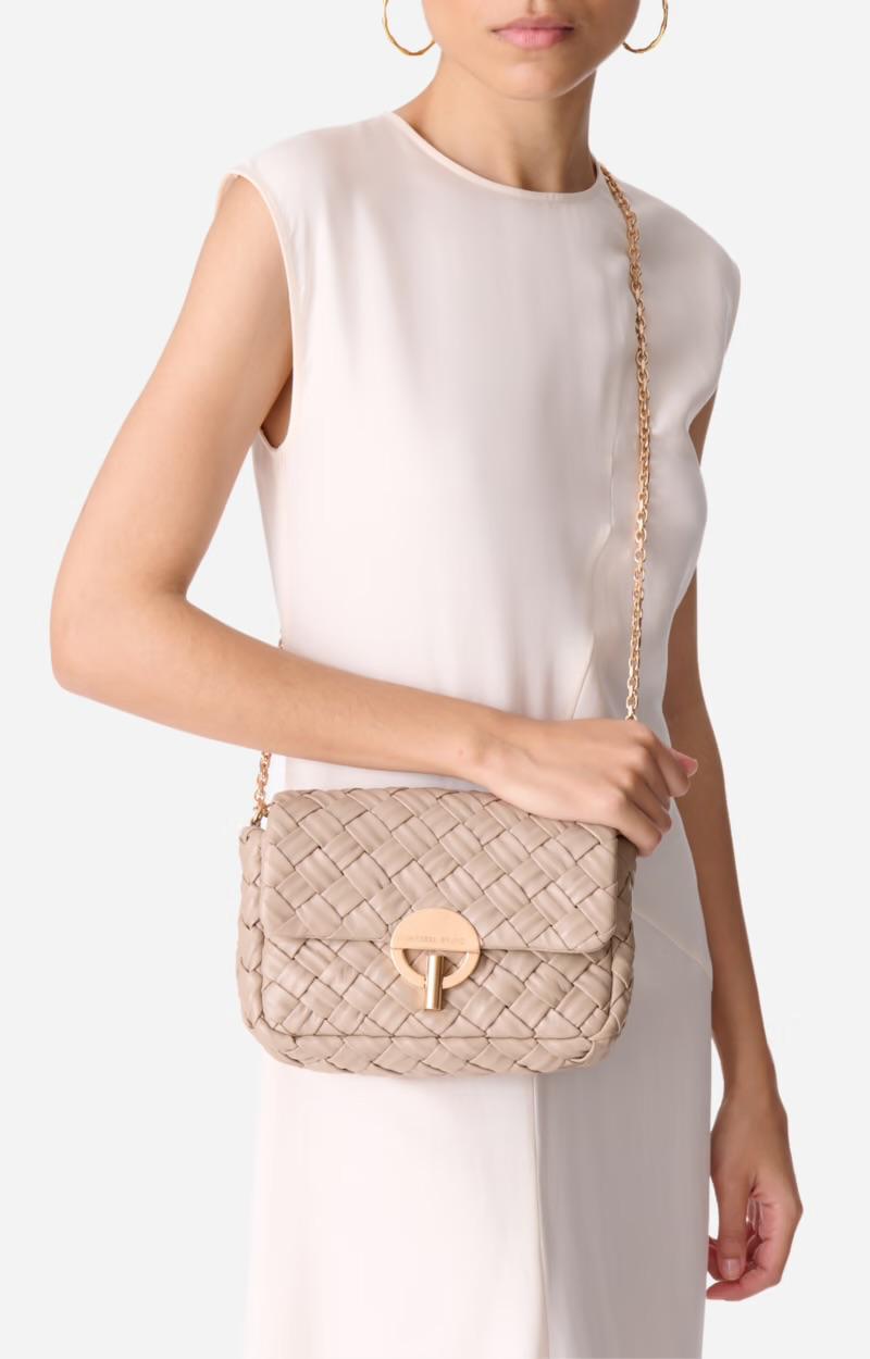 Vanessa Bruno Bolso Moon Moyen beige